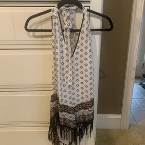 White House black market halter top